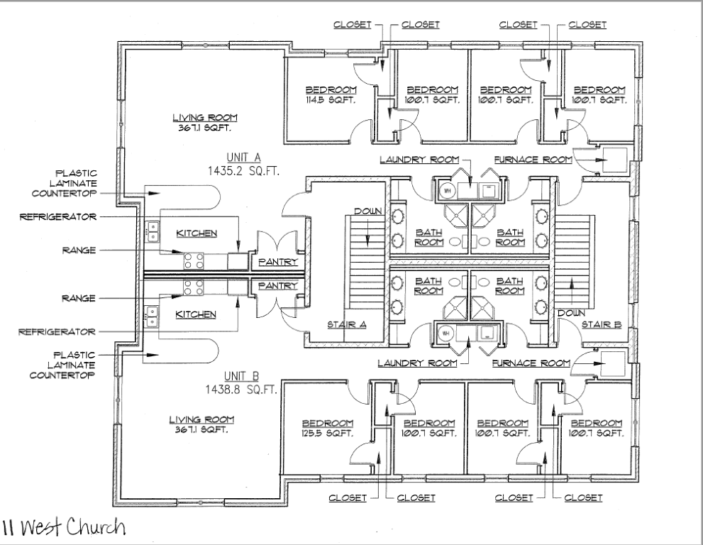 11 W Church Floor Plan